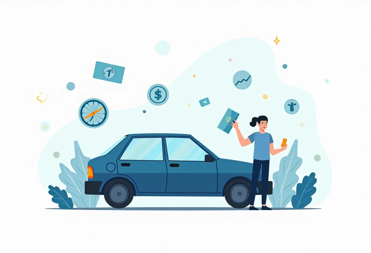 Car finance options illustration
